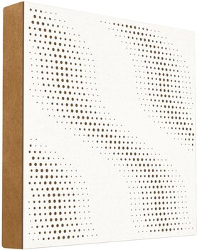 Panneau de bois absorbant Mega Acoustic FiberPRO60 SineWave White/Light Brown Panneau de bois absorbant - 1