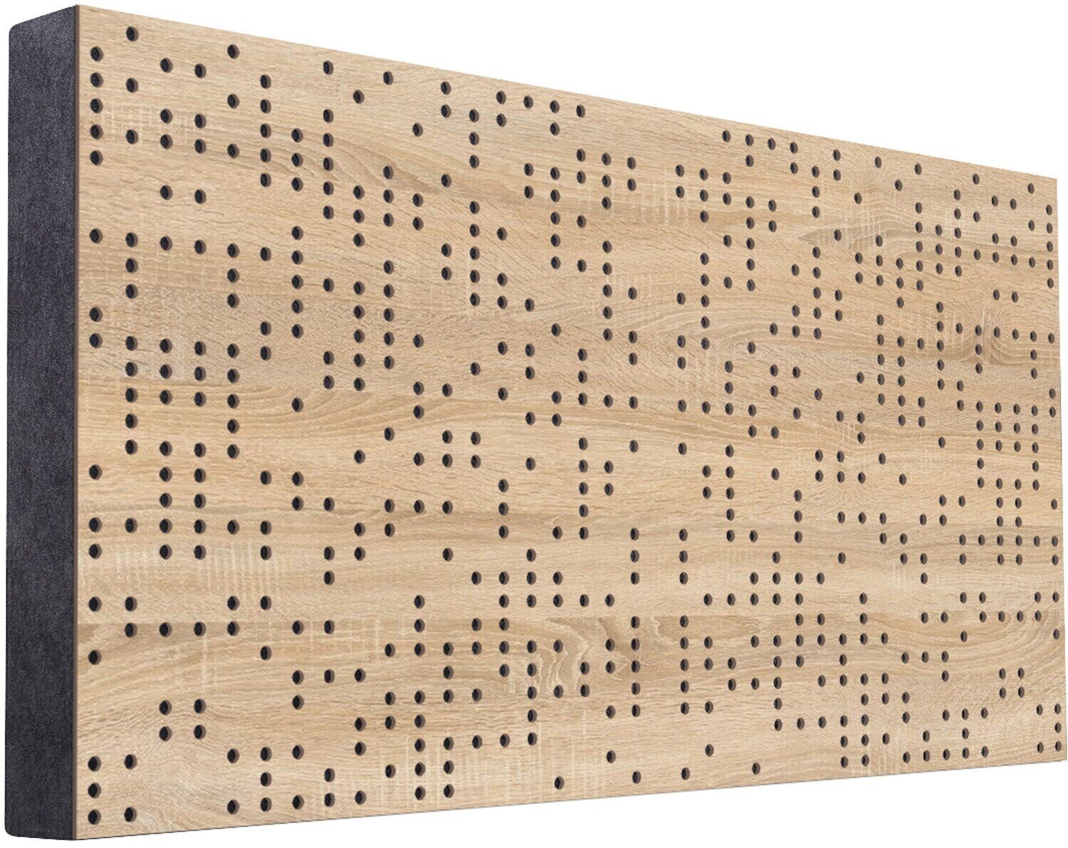 Absorbent wood panel Mega Acoustic FiberPRO120 Binary Diffuser Negative Sonoma Oak/Black Absorbent wood panel