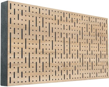 Absorbent wood panel Mega Acoustic FiberPRO120 Binary Bean Sonoma Oak/Gray Absorbent wood panel - 1