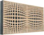 Mega Acoustic FiberPRO120 AcouSphere Sonoma Oak/Gray Absorpční dřevěný panel
