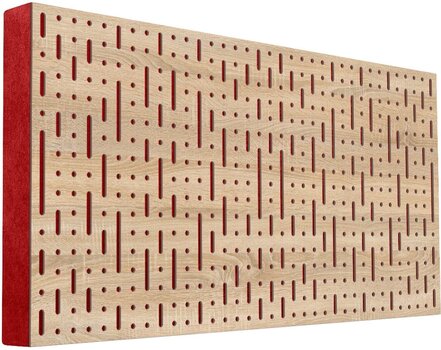 Panel de madera absorbente Mega Acoustic FiberPRO120 Binary Bean Sonoma Oak/Red Panel de madera absorbente - 1