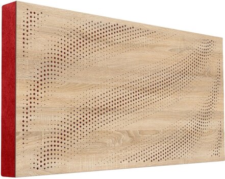 Panneau de bois absorbant Mega Acoustic FiberPRO120 Tangens Sonoma Oak/Red Panneau de bois absorbant - 1