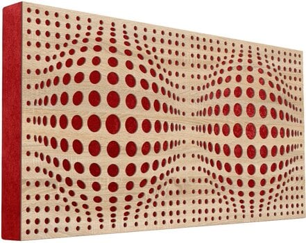 Painel de madeira absorvente Mega Acoustic FiberPRO120 AcouSphere Sonoma Oak/Red Painel de madeira absorvente - 1