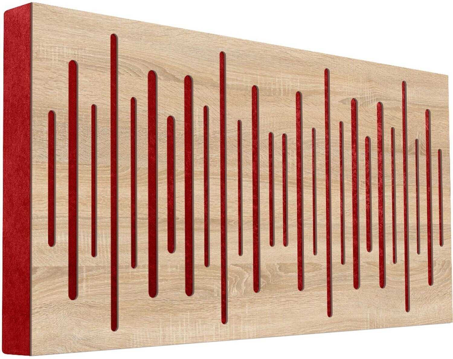 Absorbent wood panel Mega Acoustic FiberPRO120 Spectrum Sonoma Oak/Red Absorbent wood panel