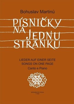 Noter Bärenreiter Písničky na jednu stránku Noter - 1