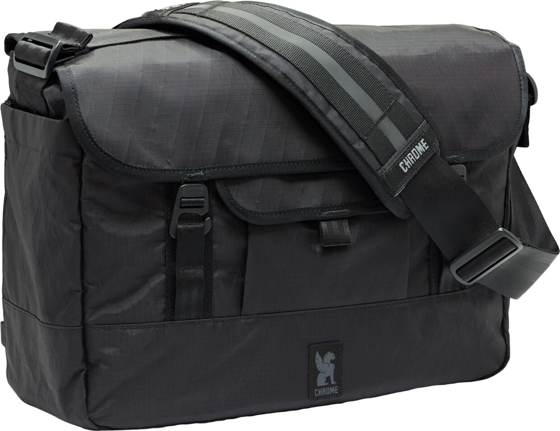 Denarnico, naramna torba Chrome Midtown Messenger Black Torba čez telo