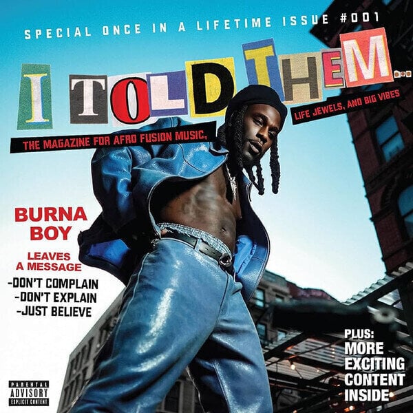 Disco de vinilo Burna Boy - I Told Them... (LP)