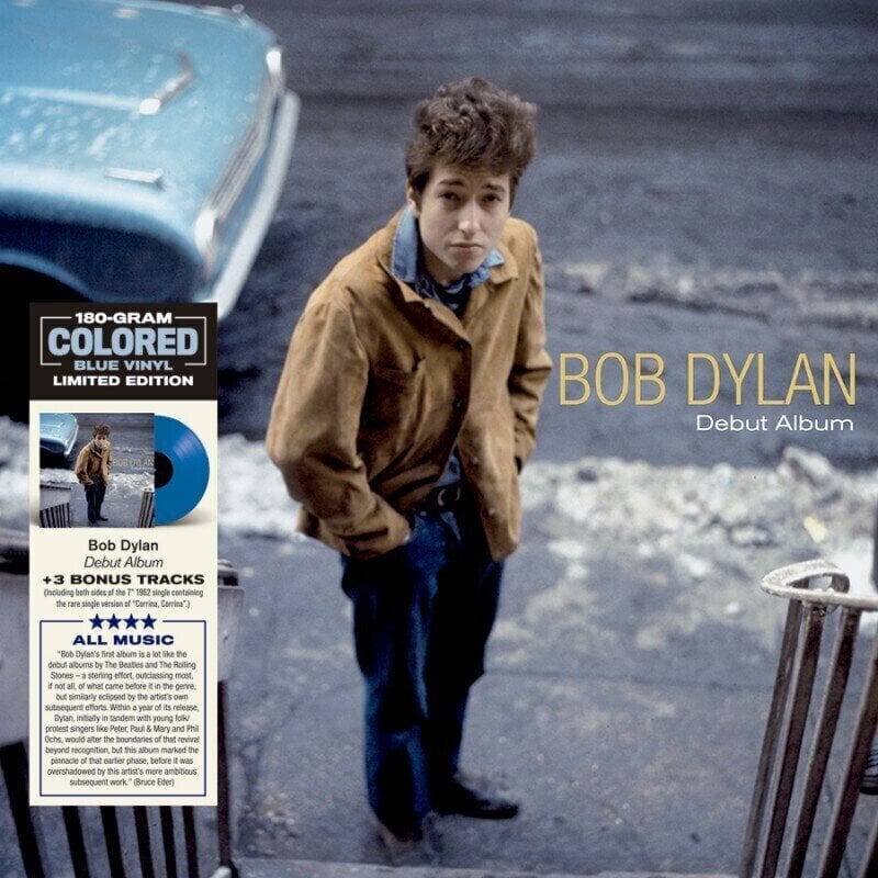 Disc de vinil Bob Dylan - Debut Album (Blue Coloured) (180 g) (LP)