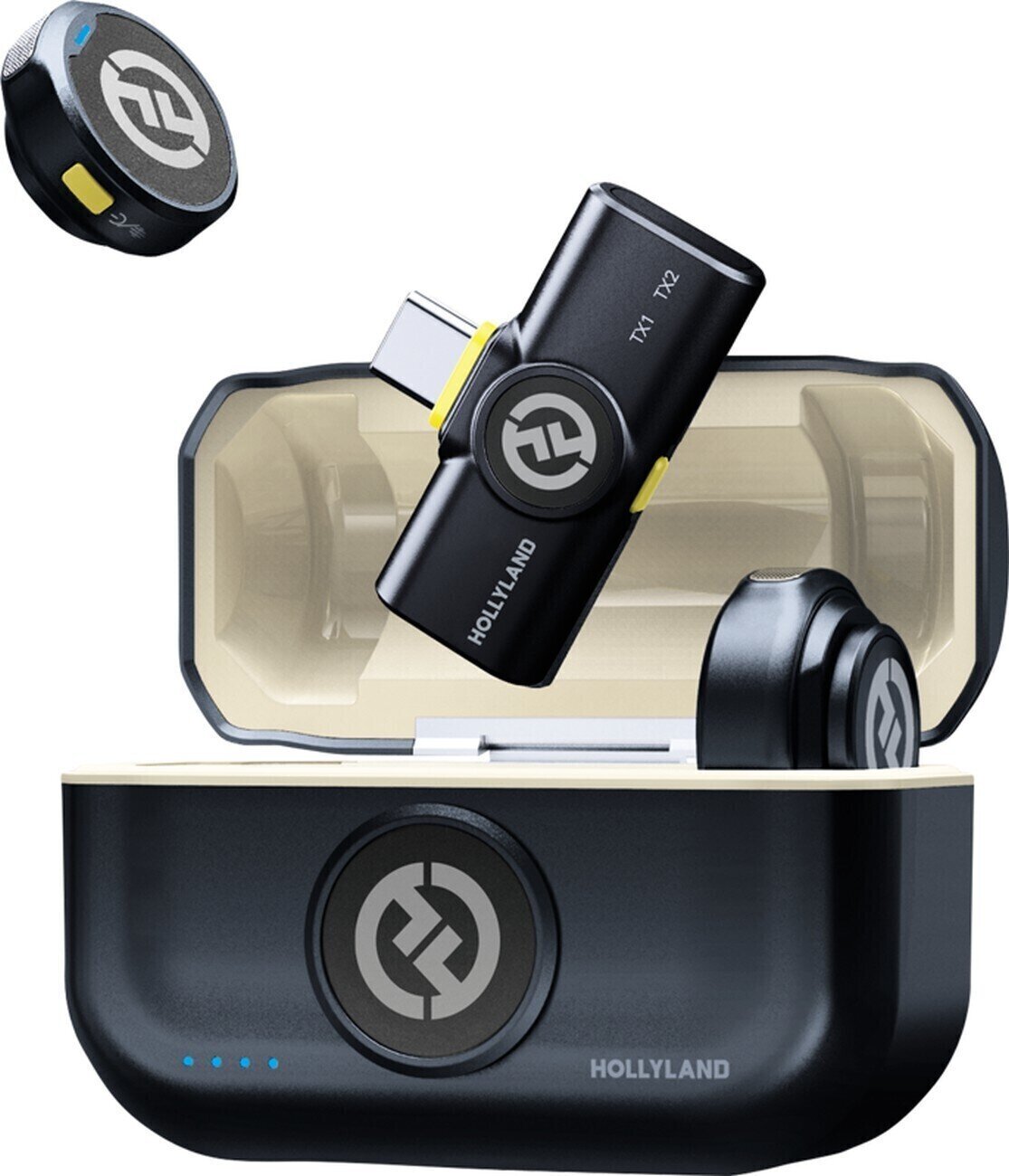 Microfone para Smartphone Hollyland Lark M2 USB-C Microfone para Smartphone