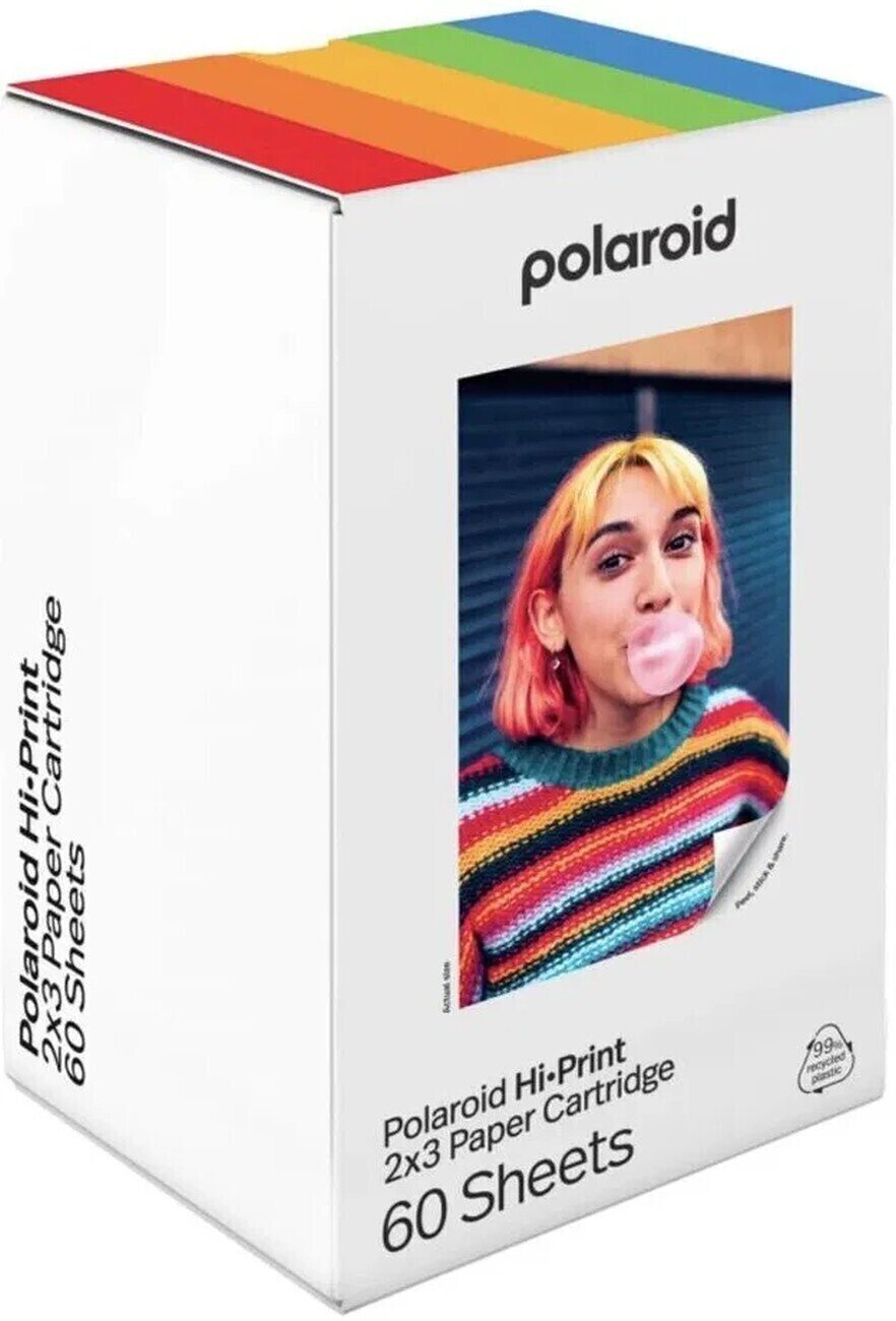 Papel fotográfico Polaroid Hi-Print Gen 2 Cartridge 2x3 60 pcs Papel fotográfico