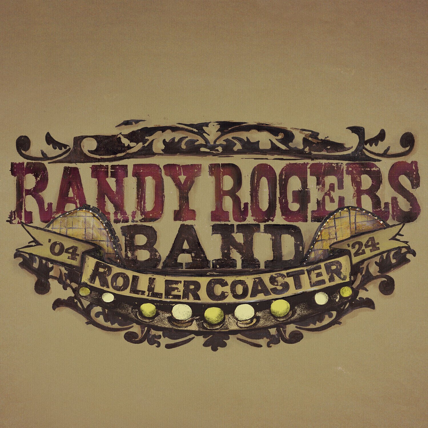 LP Randy Rogers Band - Rollercoaster - Red Smoke (Coloured) (Limited Edition) (Anniversary Edition) (LP)