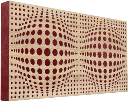 Absorbent Holzplatte Mega Acoustic FiberPRO120 AcouSphere Sonoma Oak/Dark Red Absorbent Holzplatte - 1