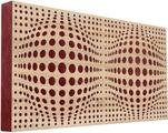 Mega Acoustic FiberPRO120 AcouSphere Sonoma Oak/Dark Red Absorbent wood panel (Damaged)