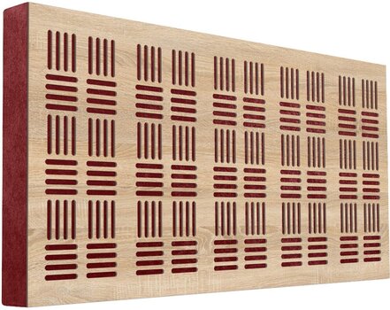 Absorpční dřevěný panel Mega Acoustic FiberPRO120 Bean Sonoma Oak/Dark Red Absorpční dřevěný panel - 1