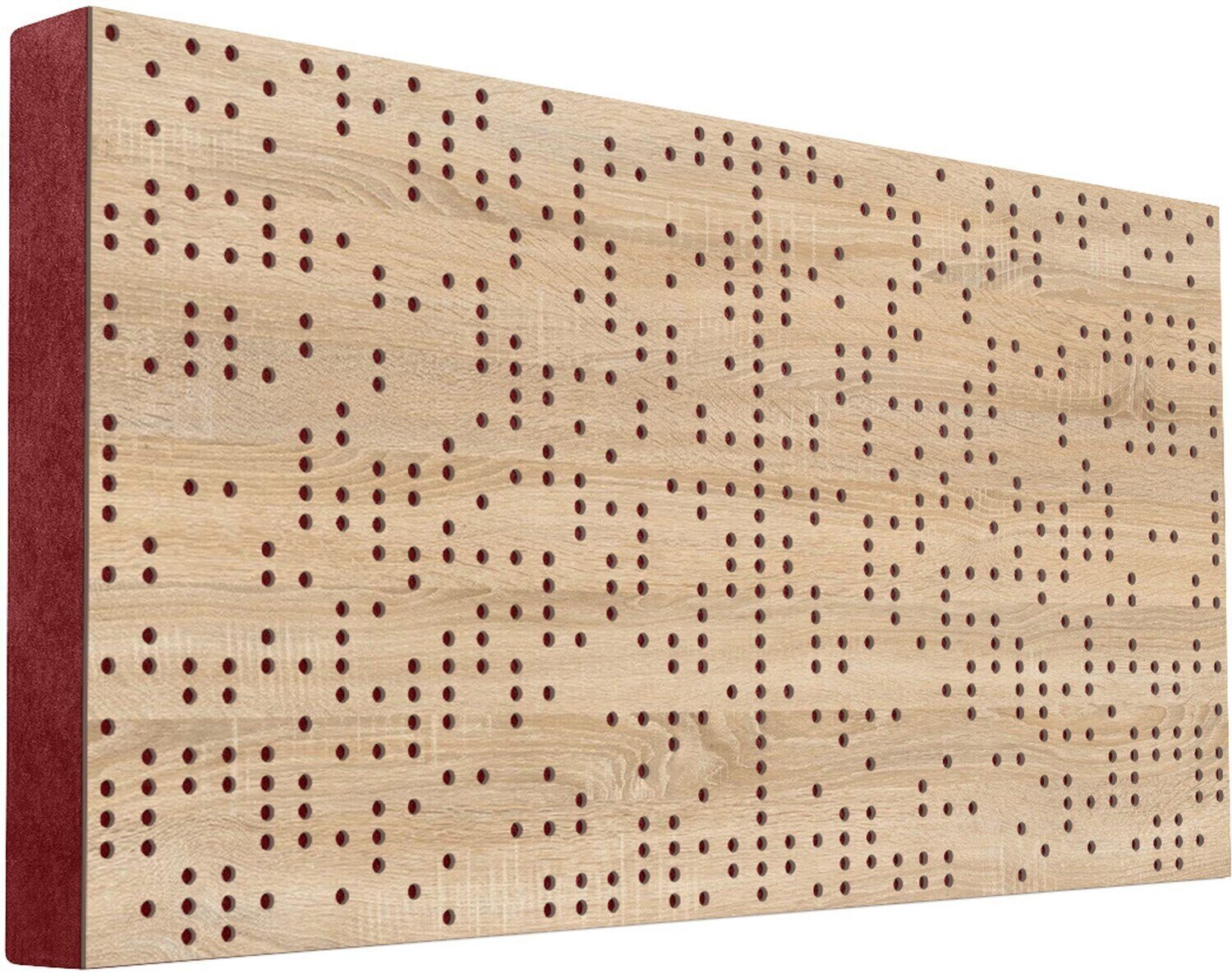 Absorbent wood panel Mega Acoustic FiberPRO120 Binary Diffuser Sonoma Oak/Green Absorbent wood panel