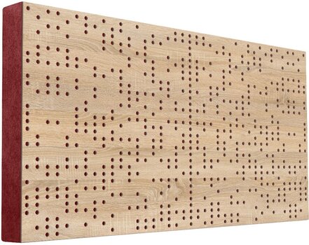 Absorbent wood panel Mega Acoustic FiberPRO120 Binary Diffuser Sonoma Oak/Green Absorbent wood panel - 1