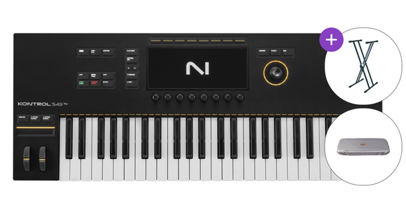 MIDI-Keyboard Native Instruments Kontrol S49 Mk3 SET 2 MIDI-Keyboard - 1