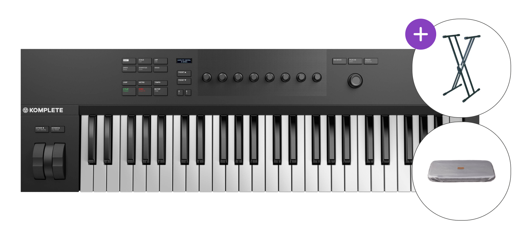 MIDI Πληκτρολόγιο Native Instruments Komplete Kontrol A49 SET 2 MIDI Πληκτρολόγιο