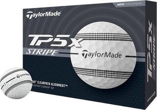 Golf žogice TaylorMade TP5x White Stripe Golf žogice
