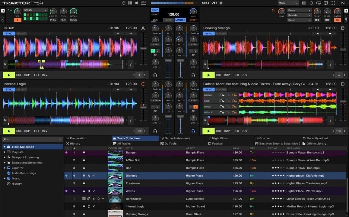 Program DJ Native Instruments Traktor Pro 4 (Produs digital)