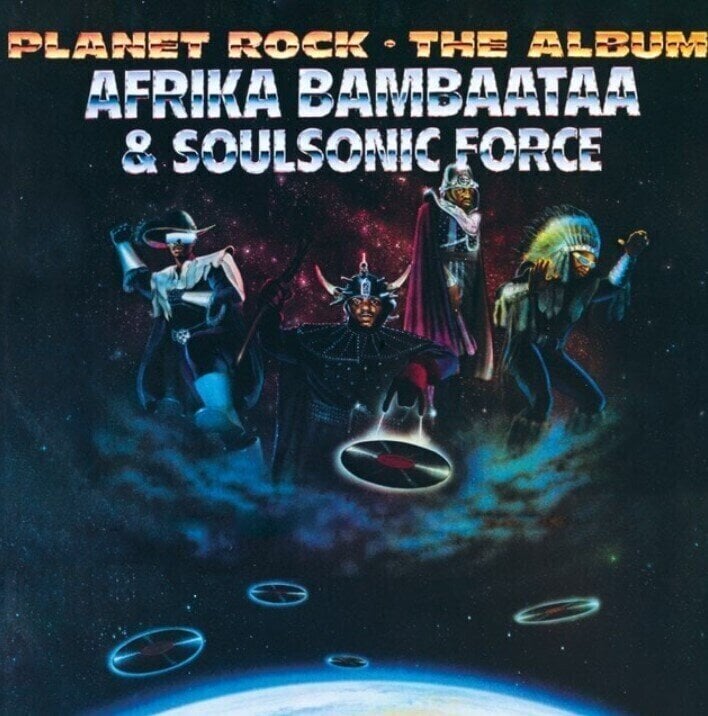 LP Afrika Bambaataa & Soulsonic Force - Planet Rock - The Album (Clear Blue Purple & Gold Splatter Coloured) (Limited Edition) (LP)