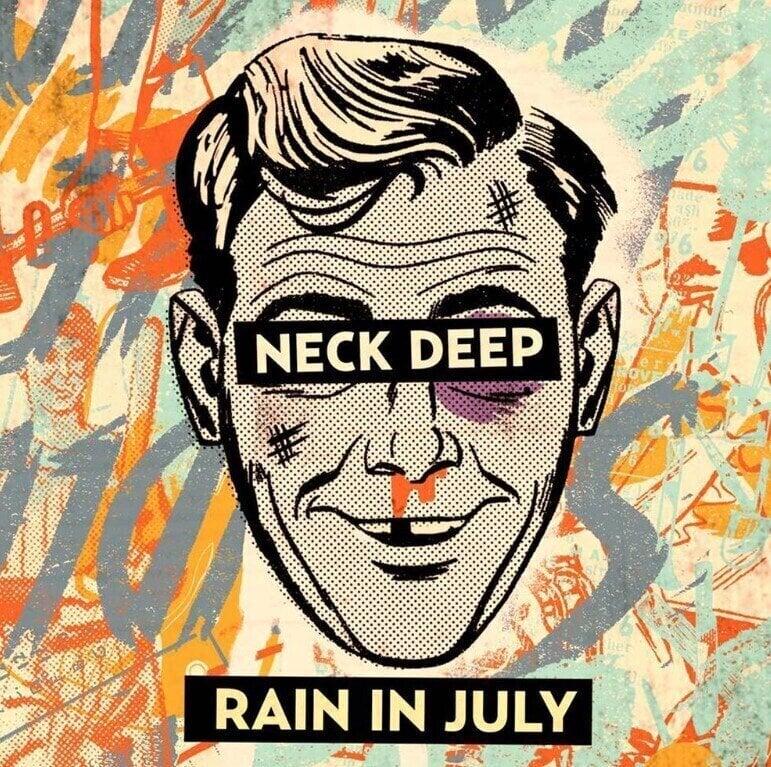 Płyta winylowa Neck Deep - Rain In July (Anniversary Edition) (Orange Coloured) (LP)