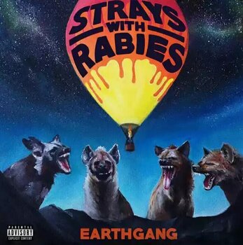 Disque vinyle Earthgang - Strays With Rabies (Ghostly Clear + Cobalt & Neon Coral Coloured) (2 LP) - 1