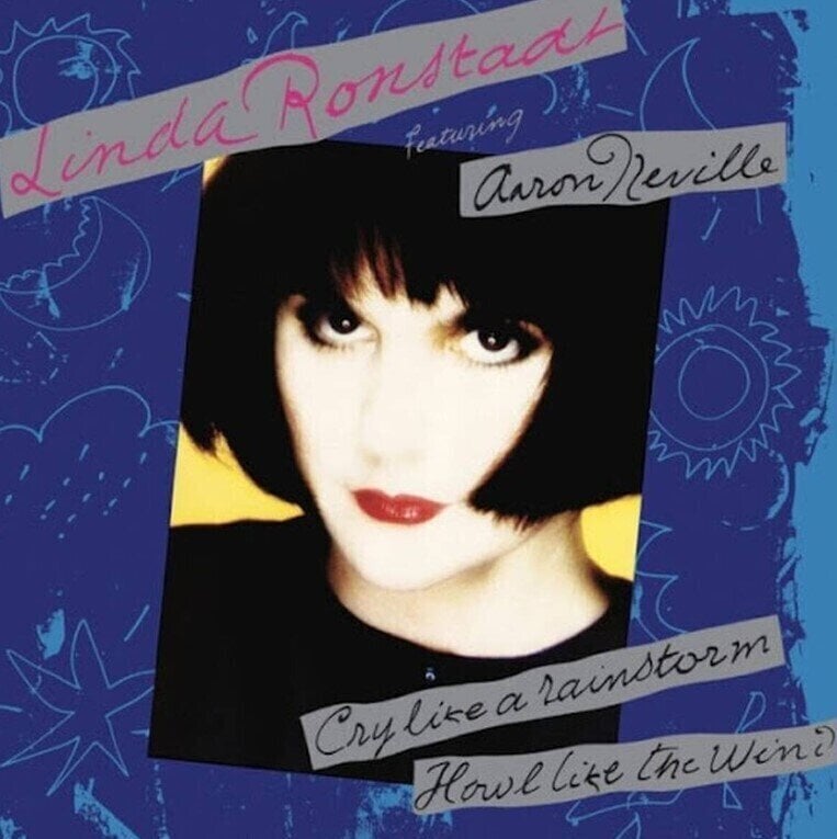 Vinyl Record Linda Ronstadt - Cry Like A Rainstorm - Howl Like The Wind (Translucent Blue Coloured) (Anniversary Edition) (Reissue) (LP)