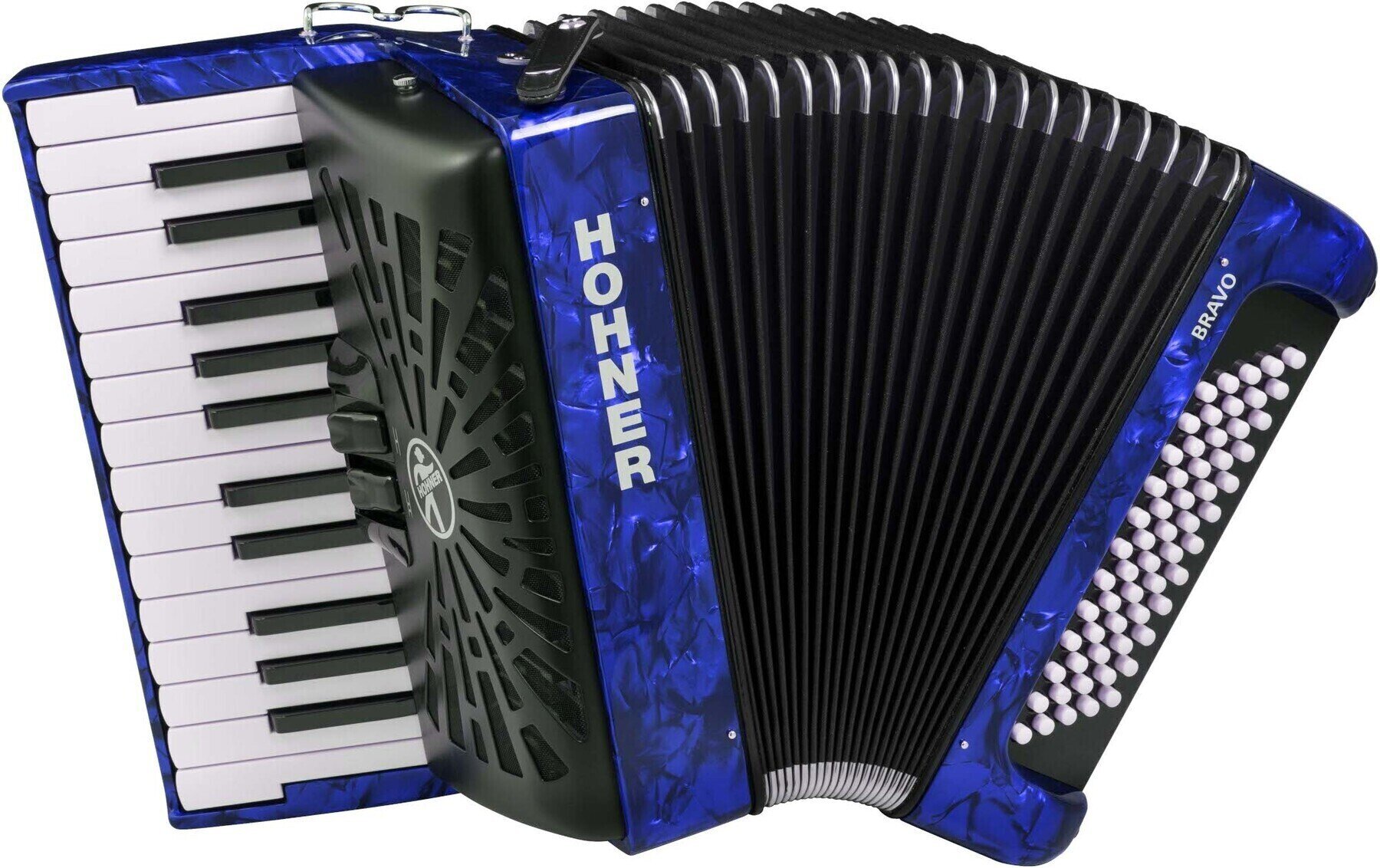 Piano accordion Hohner Bravo II 60 Piano accordion Dark Blue