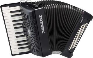 Piano accordion Hohner Bravo II 60 Piano accordion Black