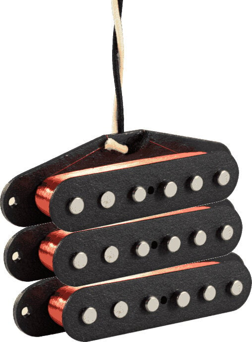 Enkelt pickup Lindy Fralin Blues Special ST Set Black Enkelt pickup