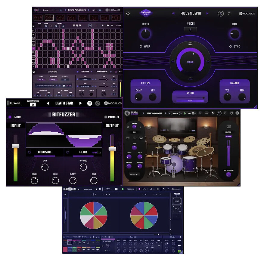 Štúdiový softwarový Plug-In efekt Modalics Bundle (Digitálny produkt)