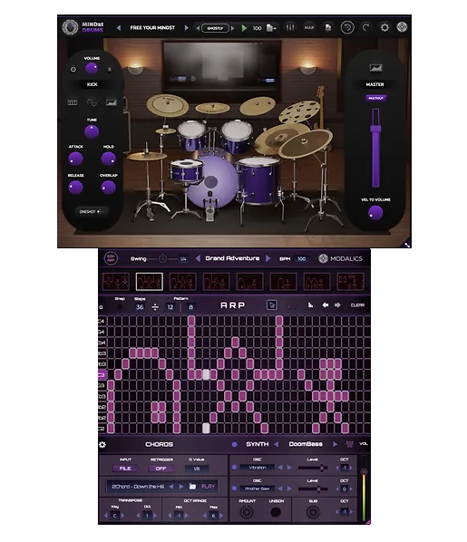 Software de estúdio de instrumentos VST Modalics Composition Bundle (Produto digital)