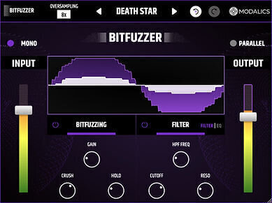 Software Plug-In FX-processor Modalics BitFuzzer (Digitalt produkt)