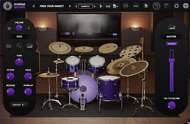 Software de estúdio de instrumentos VST Modalics MINDst Drums (Produto digital)