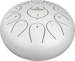 Shamann 10" 11 Notes F-Major White Tongue Drum (Como nuevo)
