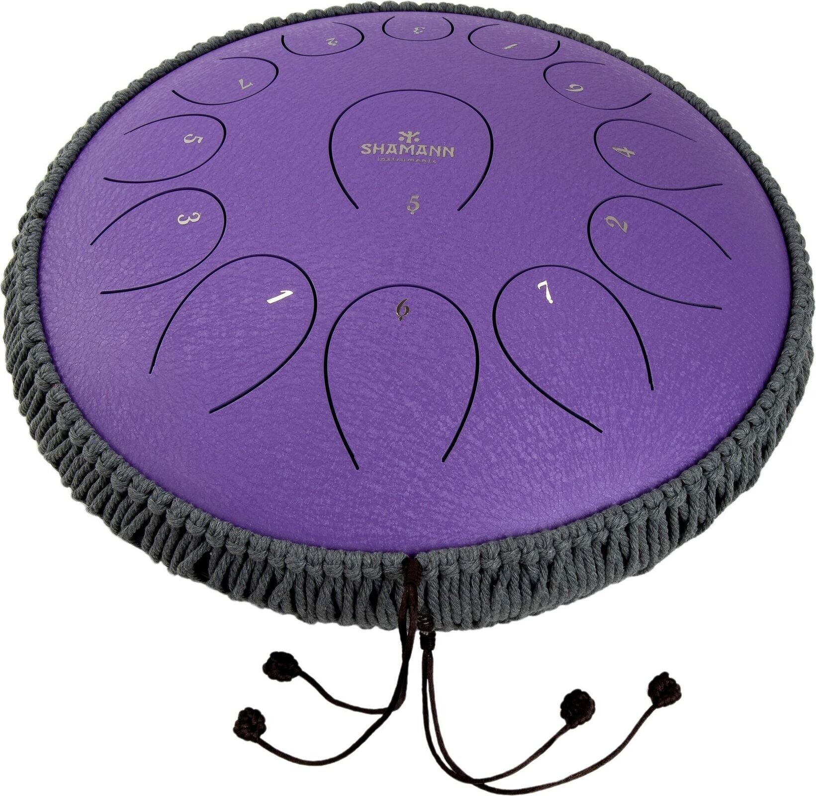 Tongue drum Shamann 14" 13 Notes C-Major Lavender Tongue drum (Alleen uitgepakt)