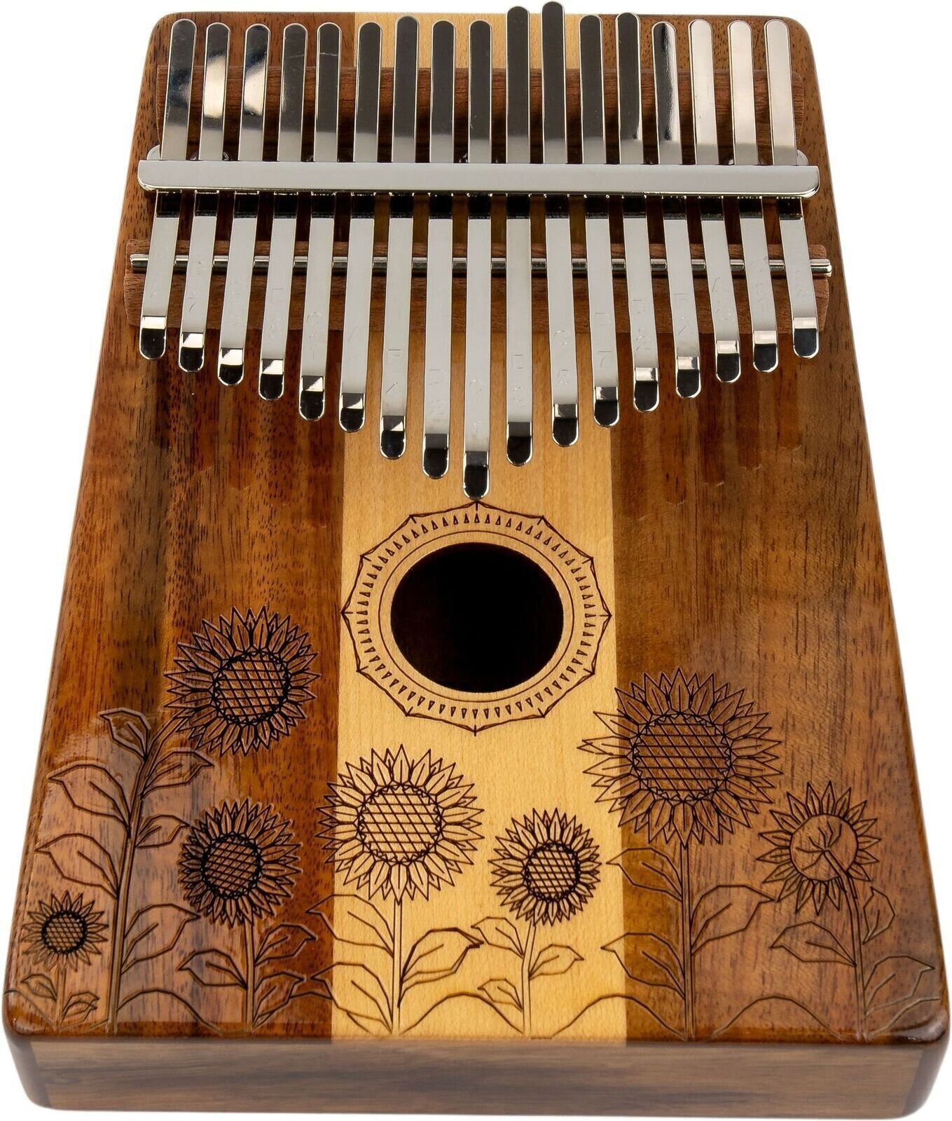 Kalimba Shamann 17 Key Flower Koa + Maple Kalimba