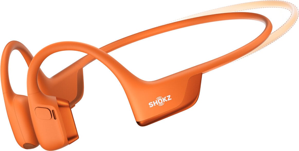 Bone Conduction Écouteurs Shokz OpenRun Pro 2 Mini USB-C Orange Bone Conduction Écouteurs