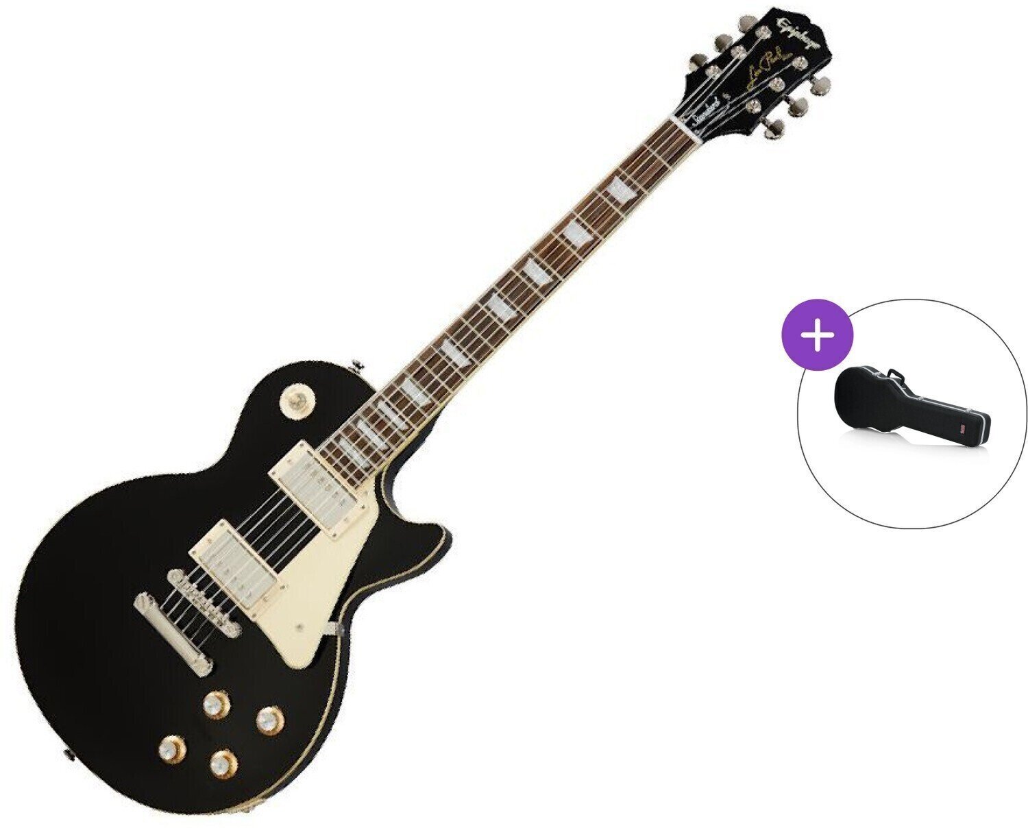 Guitarra eléctrica Epiphone Les Paul Standard '60s SET  Ebony Guitarra eléctrica