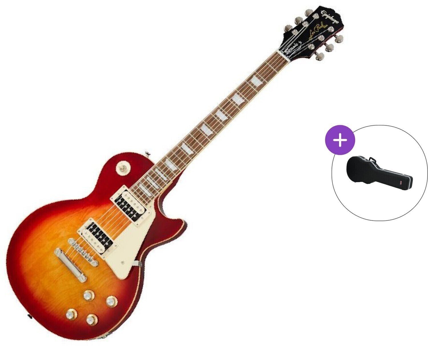 Elektromos gitár Epiphone Les Paul Classic SET Heritage Cherry Sunburst Elektromos gitár