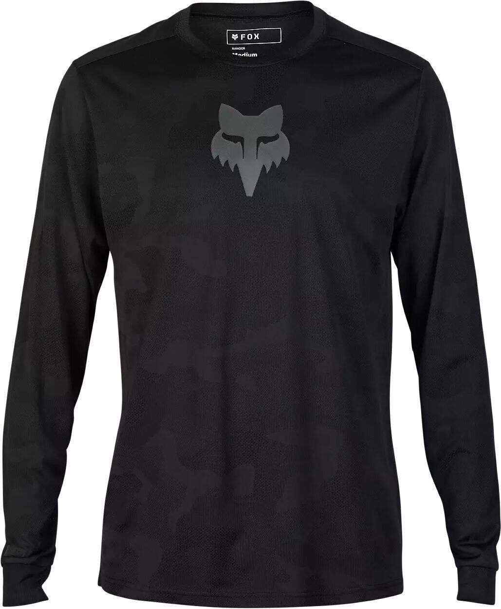 Cykeltröja FOX Ranger Tru Dri LS Jersey Tröja Black M