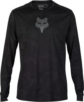 Mez kerékpározáshoz FOX Ranger Tru Dri LS Jersey Dzsörzi Black M - 1