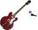 Epiphone Riviera SET Sparkling Burgundy Halvakustisk gitarr