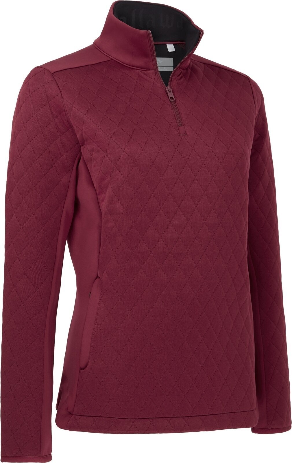 Pulover s kapuco/Pulover Callaway Quilted Fleece Rumba Red L