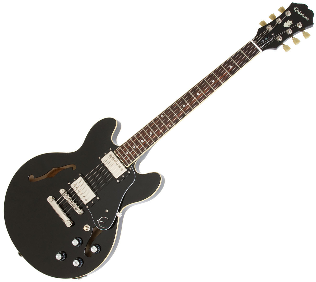 Semi-akoestische gitaar Epiphone ES-339 Pro Ebony Black