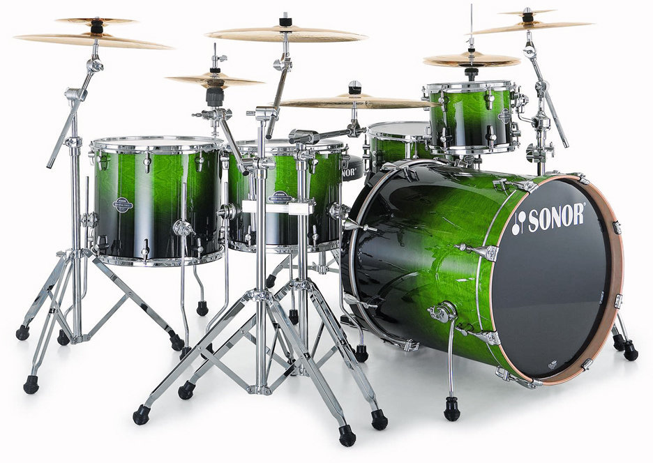 Akoestisch drumstel Sonor Essential Force Stage 1 Green Fade