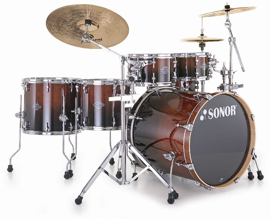 Akustik-Drumset Sonor Essential Force Stage S Drive Brown Fade