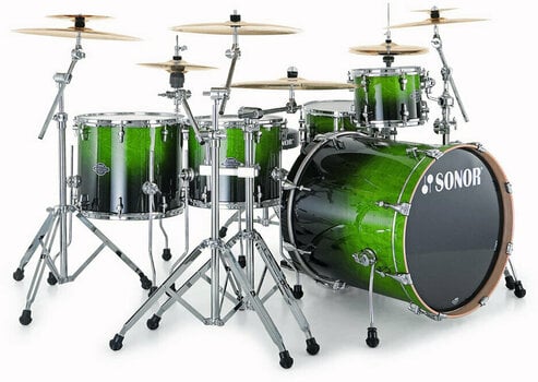 Акустични барабани-комплект Sonor Essential Force Stage S Drive Green Fade - 1