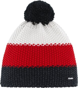 Sapka Eisbär Star Pompon Beanie Flecked Black/Red/White UNI Sapka - 1